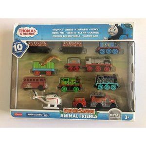 Thomas & Friends Metal Push Along Sodor Safari Animal Friends 10 Train‎ Pack